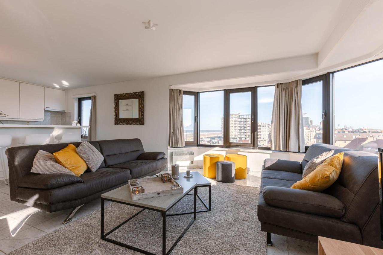 Huswell - Spacious & Modern Sea View Apartment With Garage Oostende Eksteriør bilde