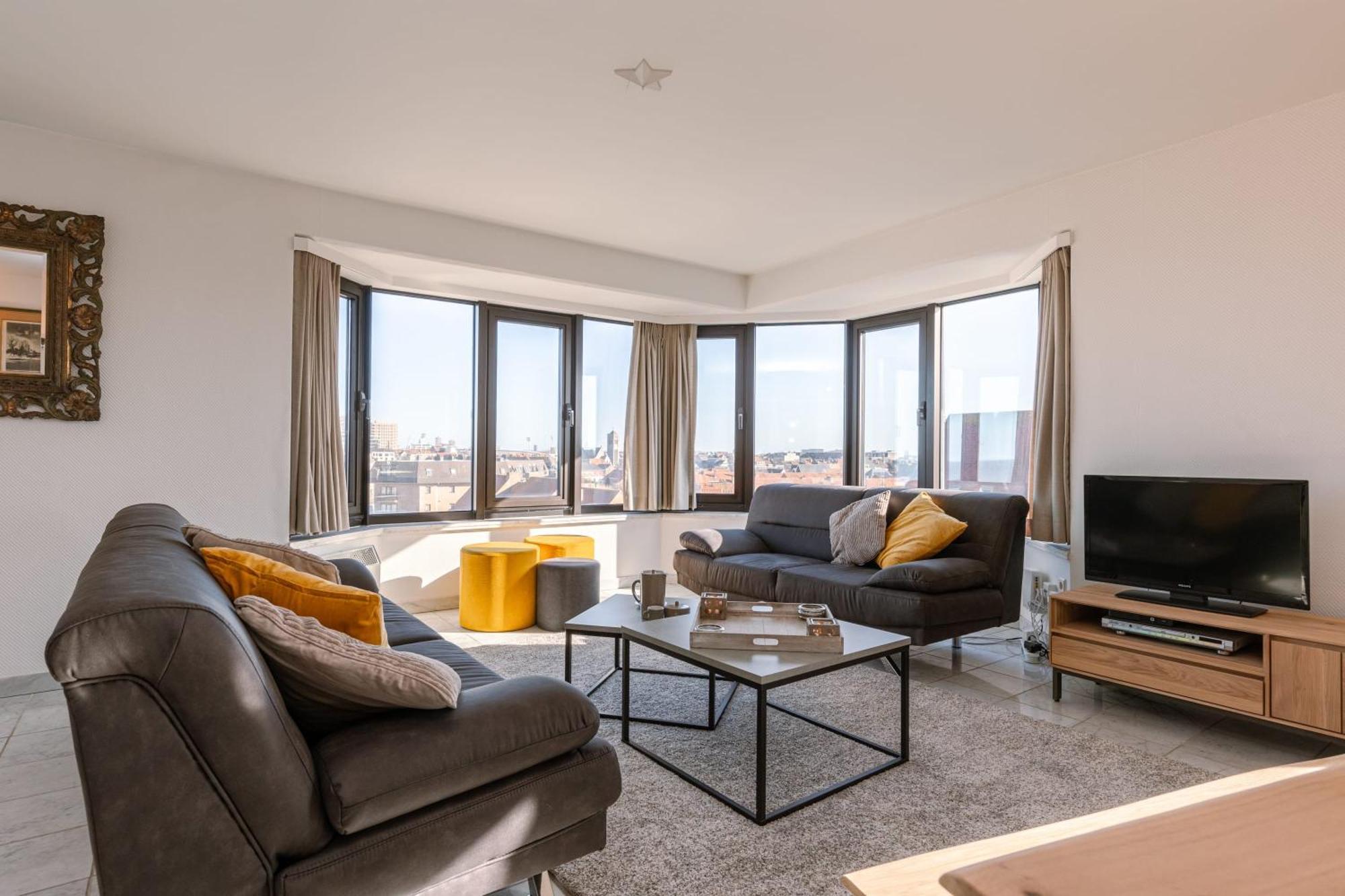 Huswell - Spacious & Modern Sea View Apartment With Garage Oostende Eksteriør bilde